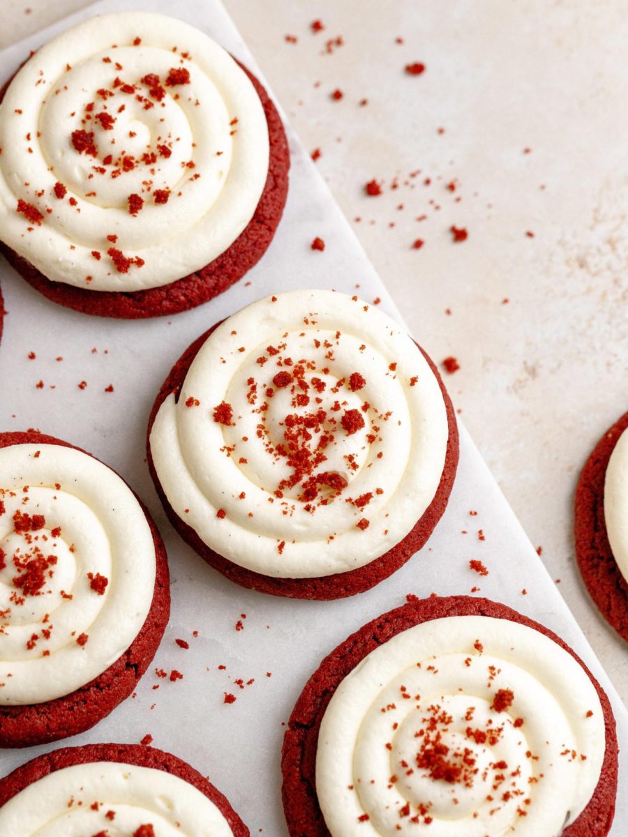 Valentine’s Day Red Velvet Cookies